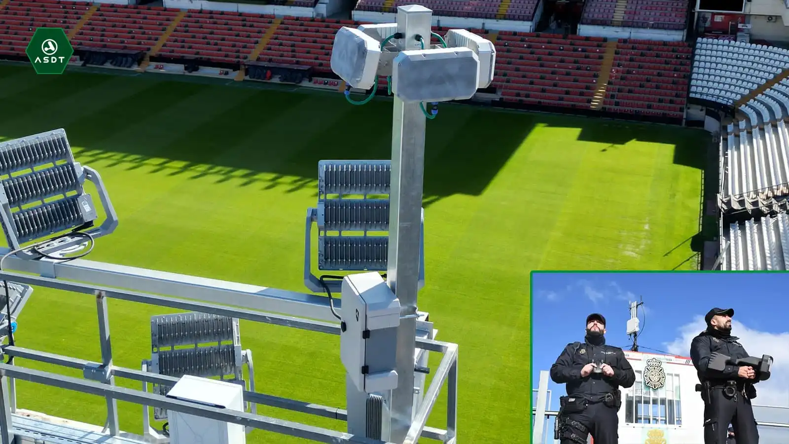 ASDT asegura el espacio aéreo en estadios de LaLiga