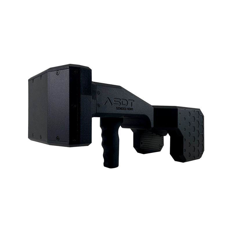 Neutralización 6 Tecnología de neutralización pistola portátil antidrón SENDES HD03 de ASDT