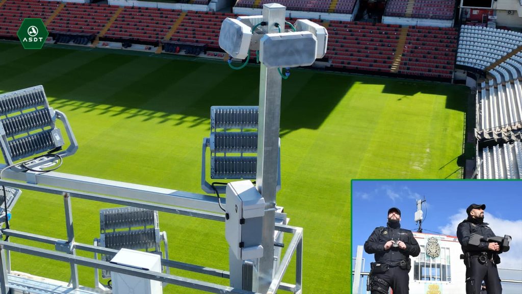 ASDT asegura el espacio aéreo en estadios de LaLiga